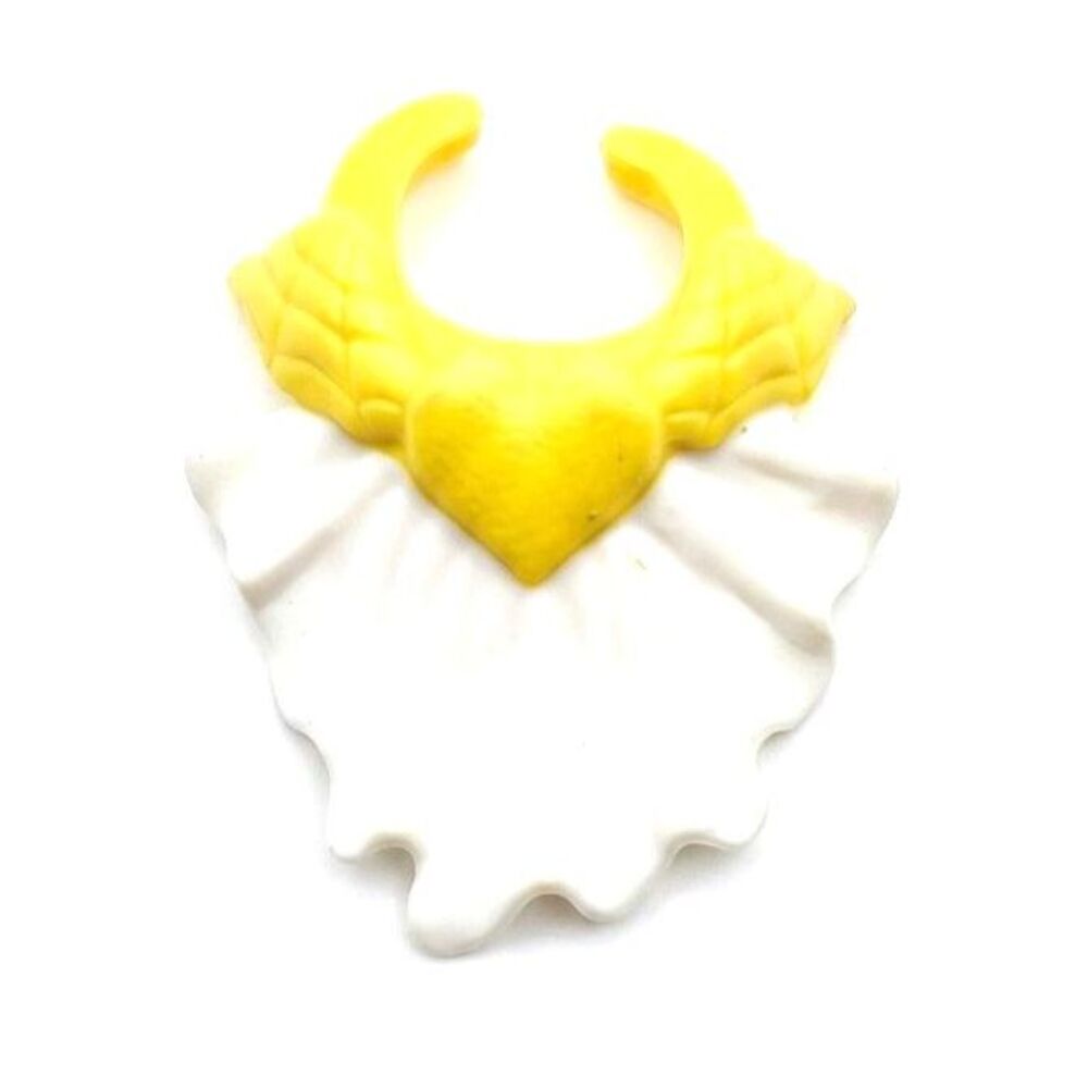 Monster High Doll Draculaura Creepateria Yellow& White Heart Necklace